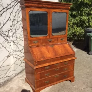 Trumeau Inglese con ribalta in mogano - Epoca 1800