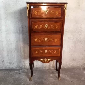Mobiletto Luigi XV - Epoca fine '800 in Palissandro intarsiato