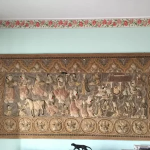 Arazzo Birmano - Epoca primo '900 in Filo di Seta