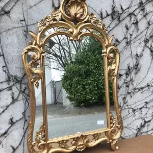 Specchiera Luigi Filippo - Epoca '900 in legno dorato