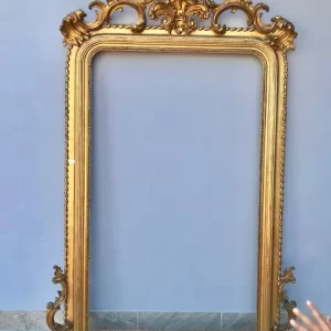 Grande Cornice Carlo X - Epoca '800 in legno dorato