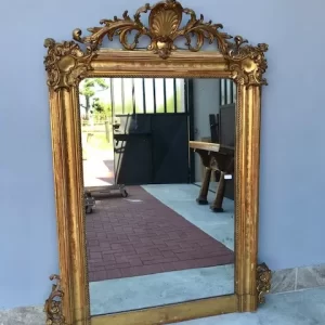 Specchiera Carlo X – Epoca '800 in legno dorato