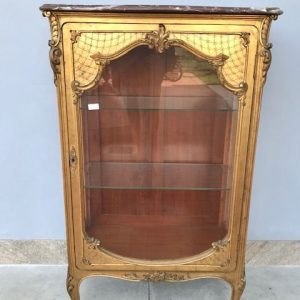 Vetrina Napoleone III in Marmo Rosso Francia - Epoca metà '800