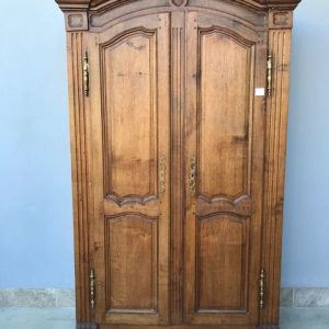 Armadio Centinato in Rovere dell'800 con 2 ante