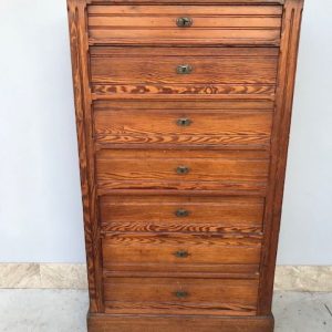 Settimanale in Larice - Epoca primi '900, Restauro in corso